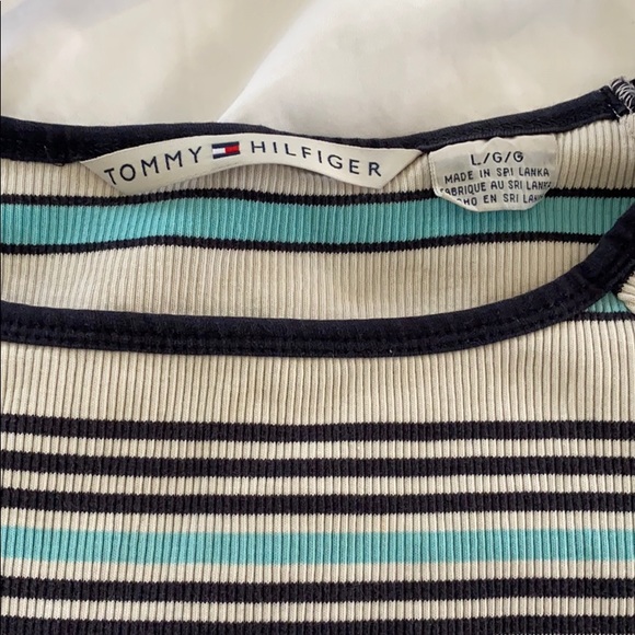Boat Neck Tommy Hilfiger tee - Picture 2 of 3